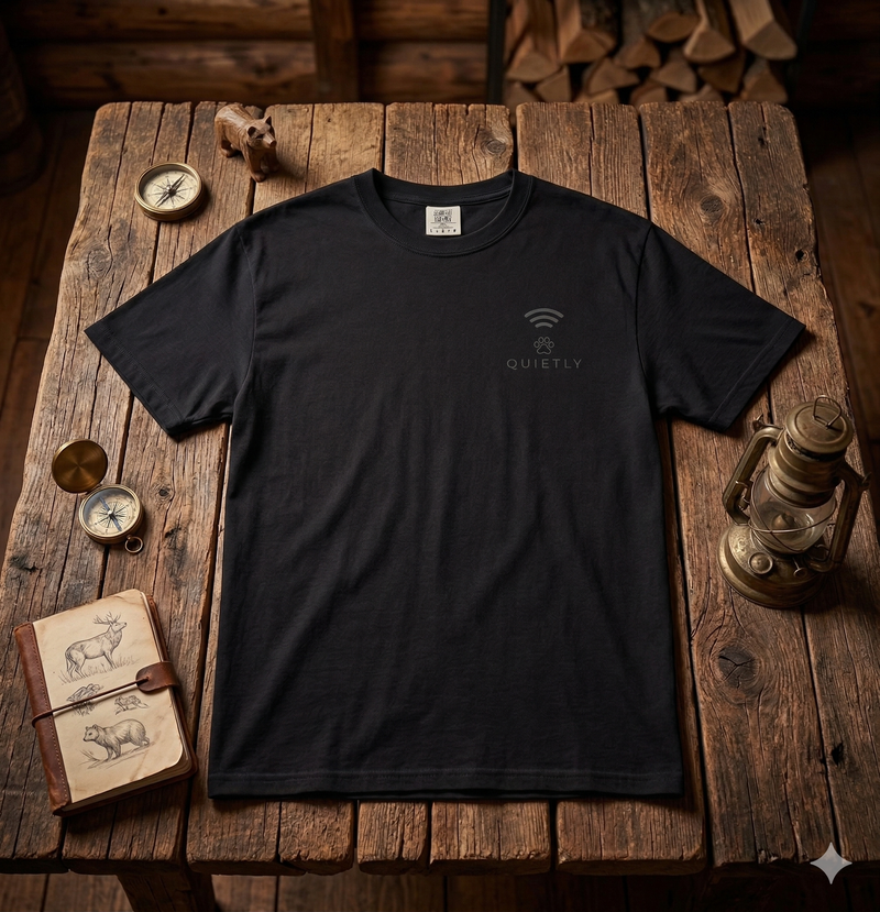 Pet Lover T-Shirt – Quietly, No Noise | Paw Signals