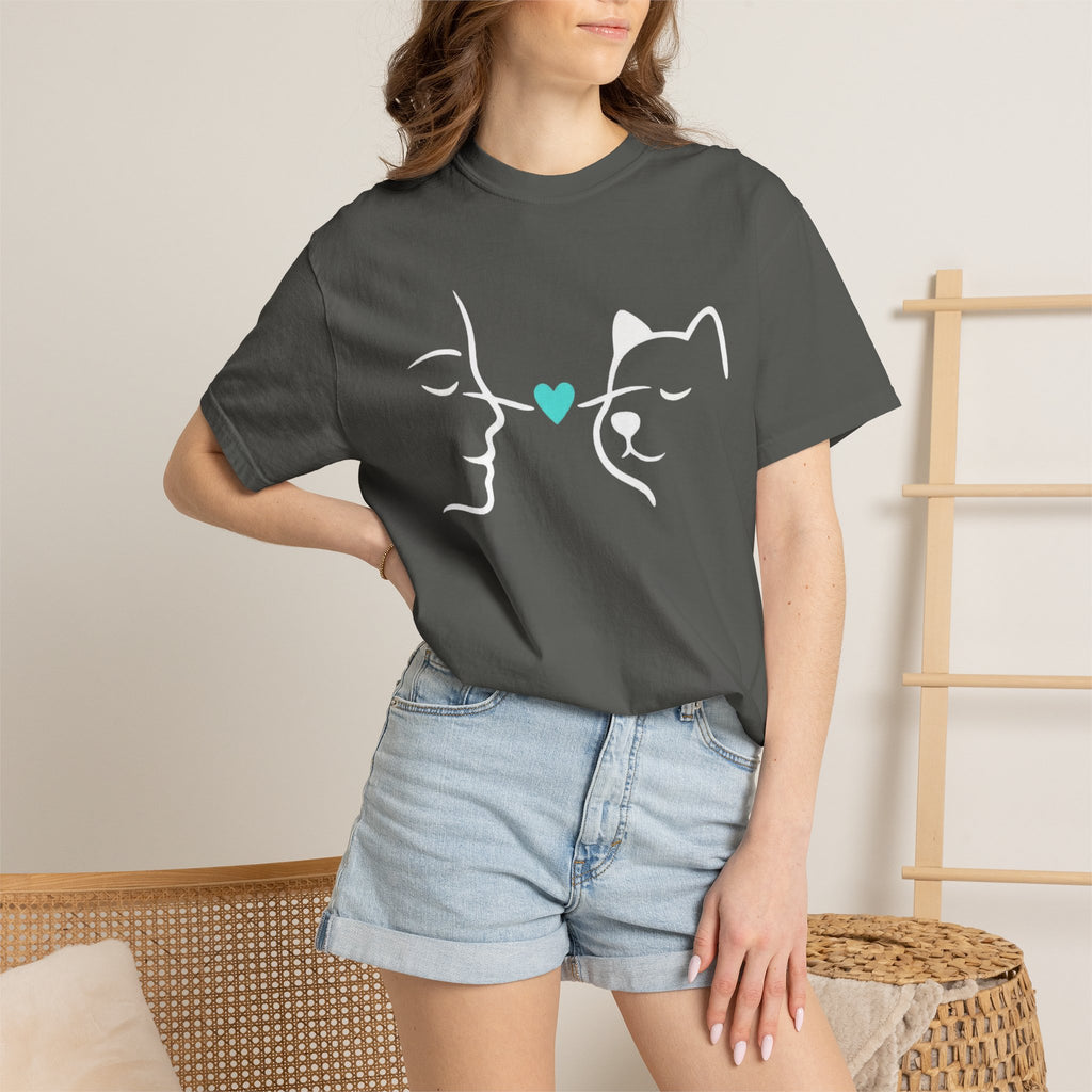 Cat Lover T-Shirt – Connected by One Line | Paw Signals