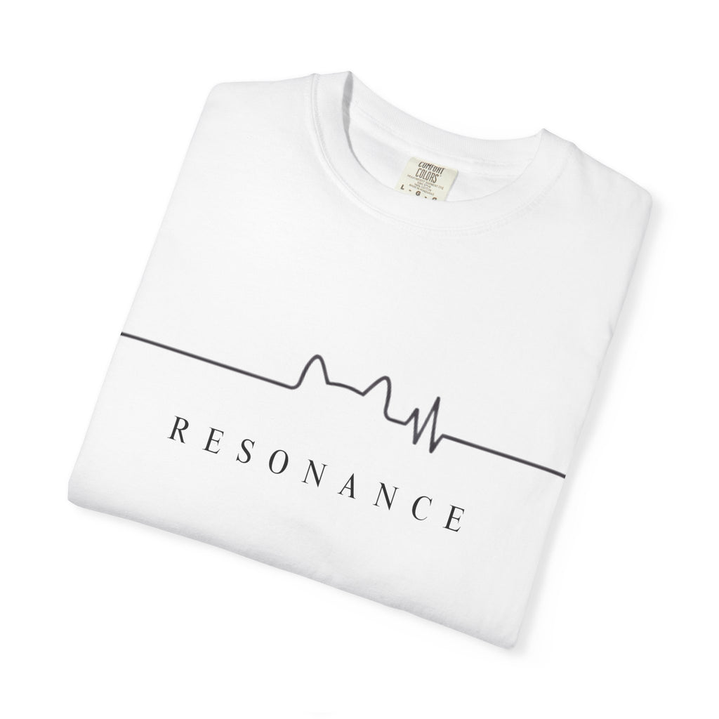 Resonance — Minimal Cat Ear Heartbeat Graphic Tee
