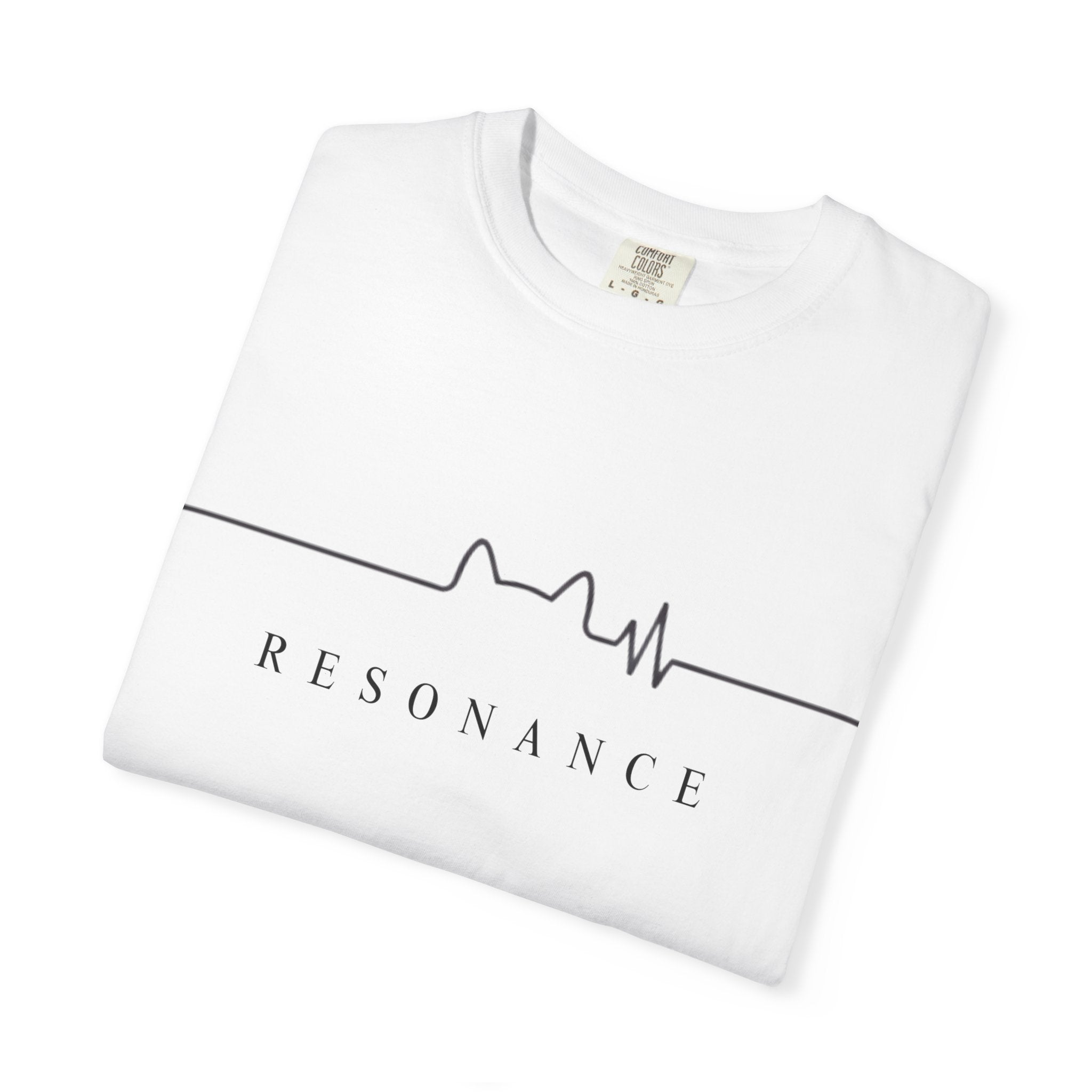 Resonance — Minimal Cat Ear Heartbeat Graphic Tee