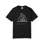 QUIETLY - Two Cats Line Art Tee