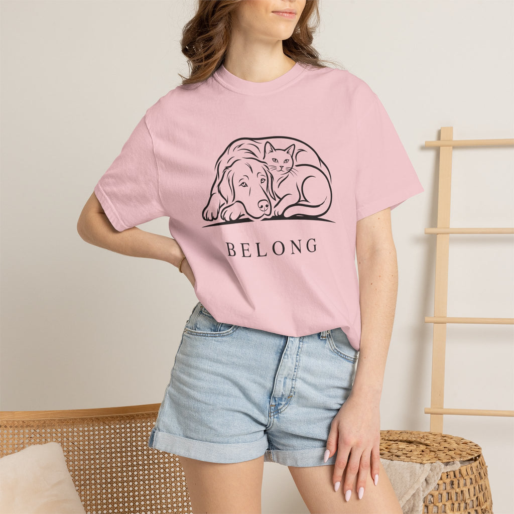 Belong Dog & Cat Tee — Pet Rescue Comfort T-Shirt