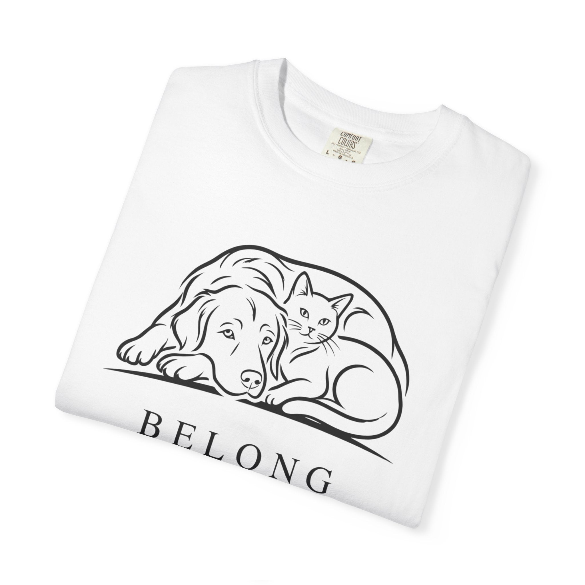 Belong Dog & Cat Tee — Pet Rescue Comfort T-Shirt