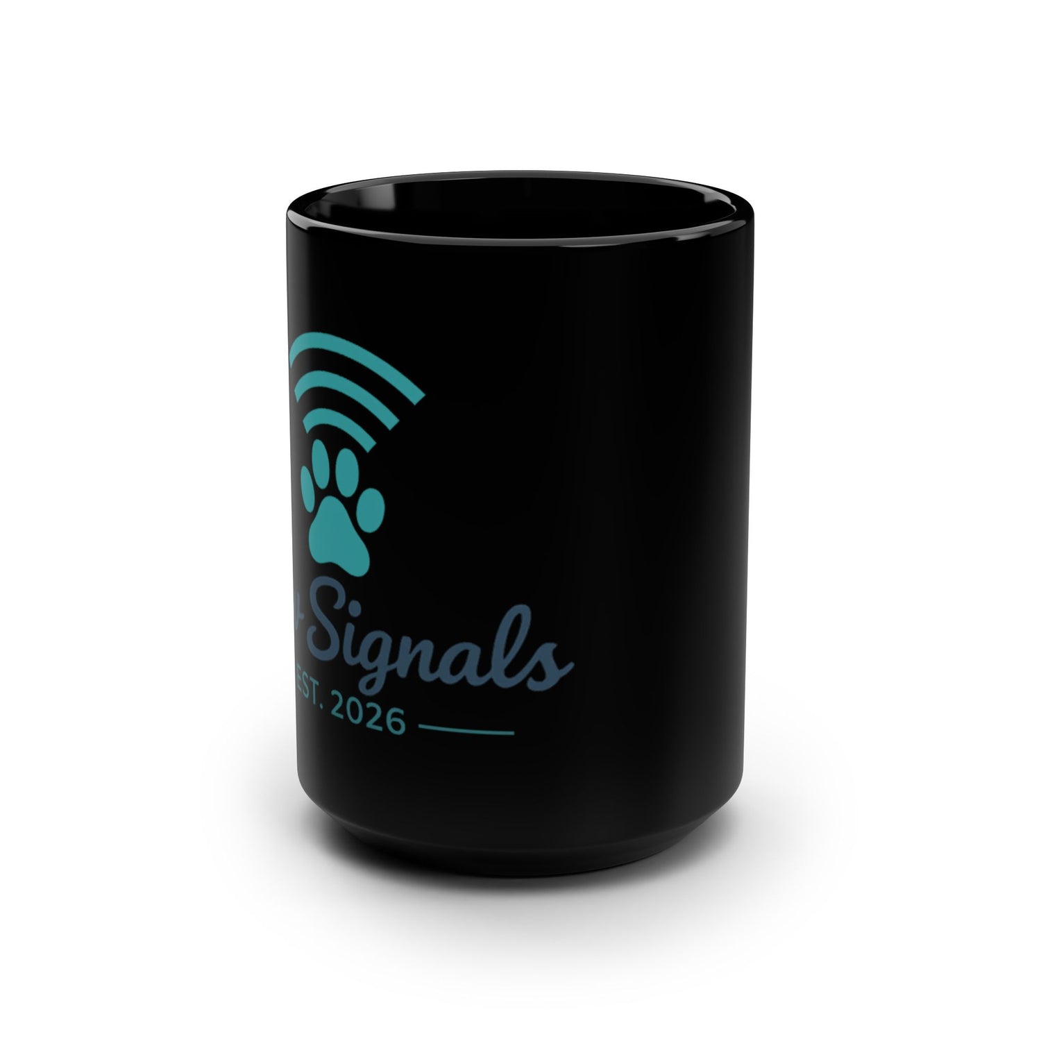 Paw Signals 2026 Mug — Black 15oz Coffee Cup