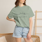 Resonance — Minimal Cat Ear Heartbeat Graphic Tee