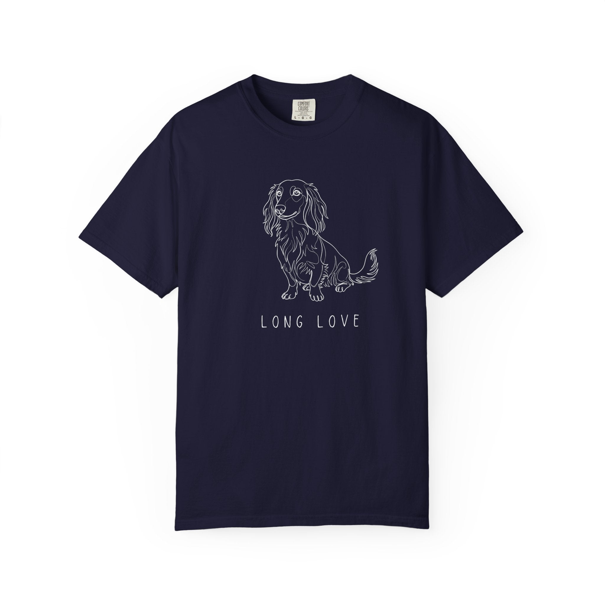 Long Love - Dachshund Line Art Tee