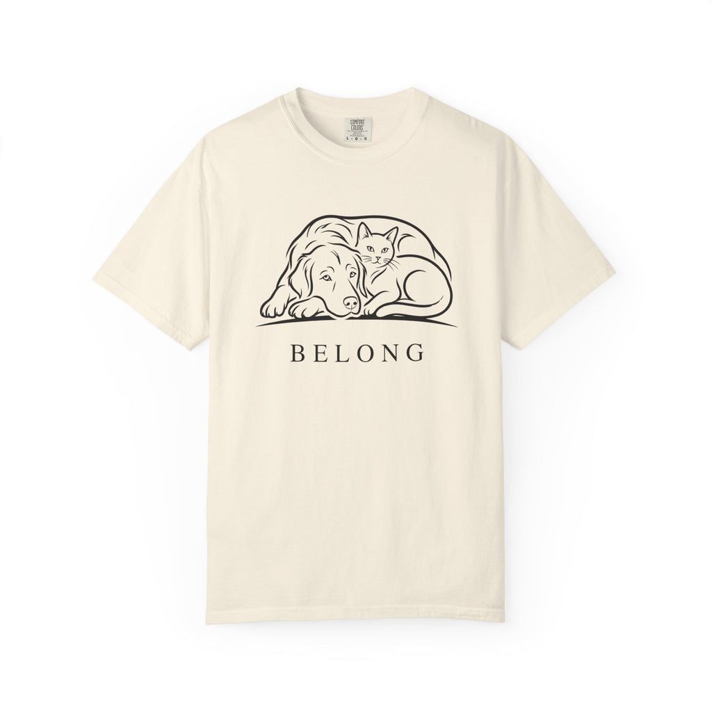 Belong Dog & Cat Tee — Pet Rescue Comfort T-Shirt