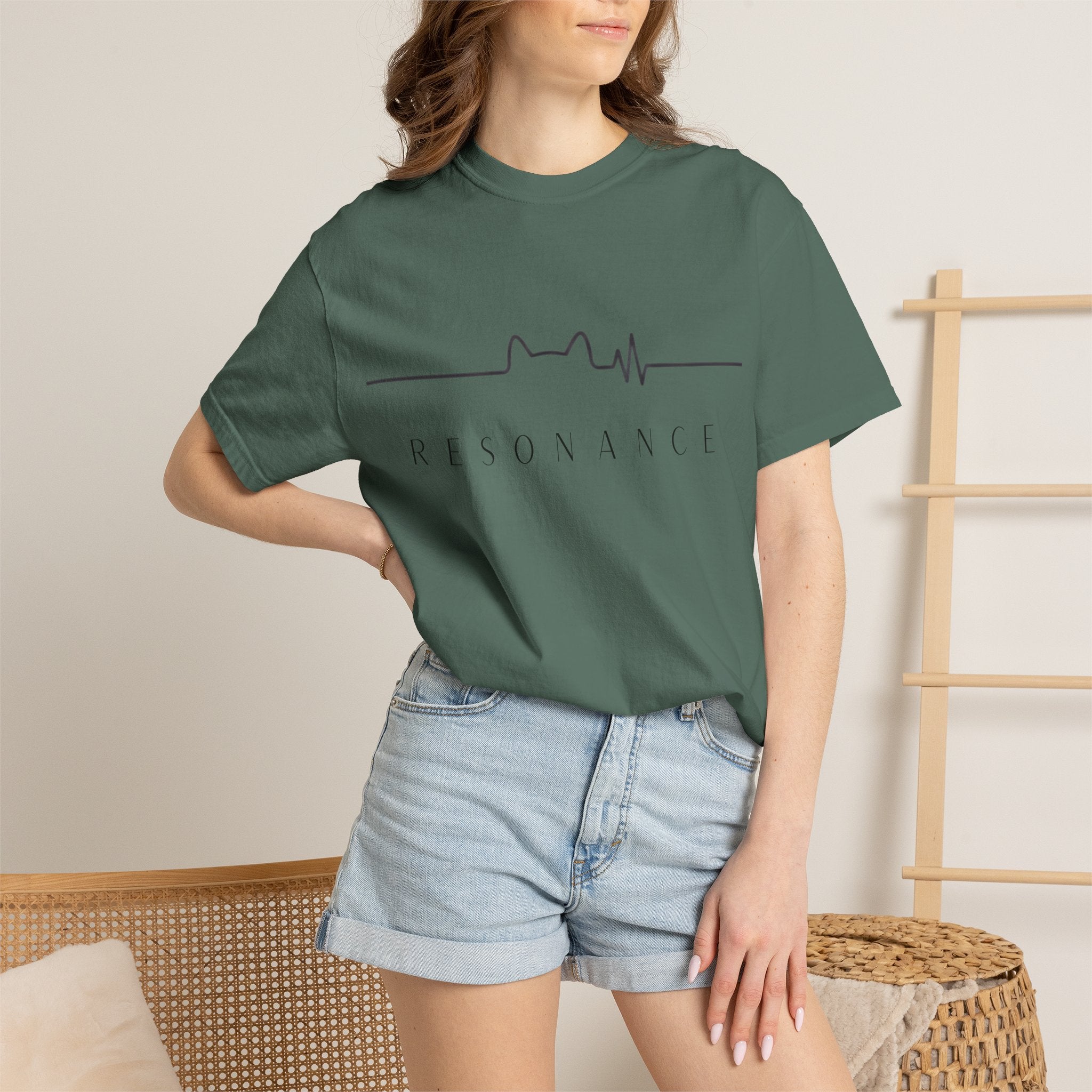 Resonance -   Pet Heartbeat Line Art Tee