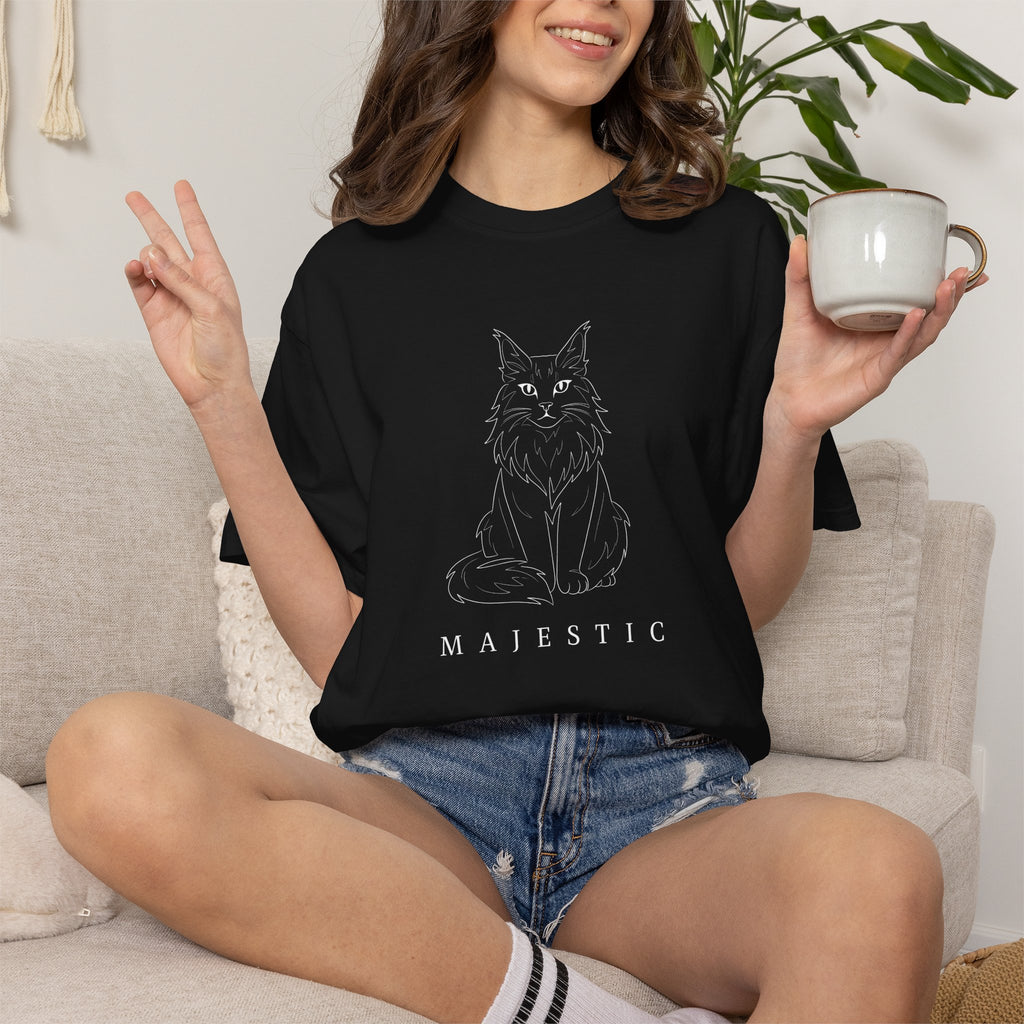 Majestic Cat T-Shirt — Graphic Cat Tee