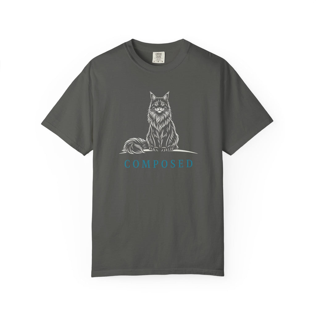 Maine Coon T-Shirt – Composed & Calm | Paw Signals