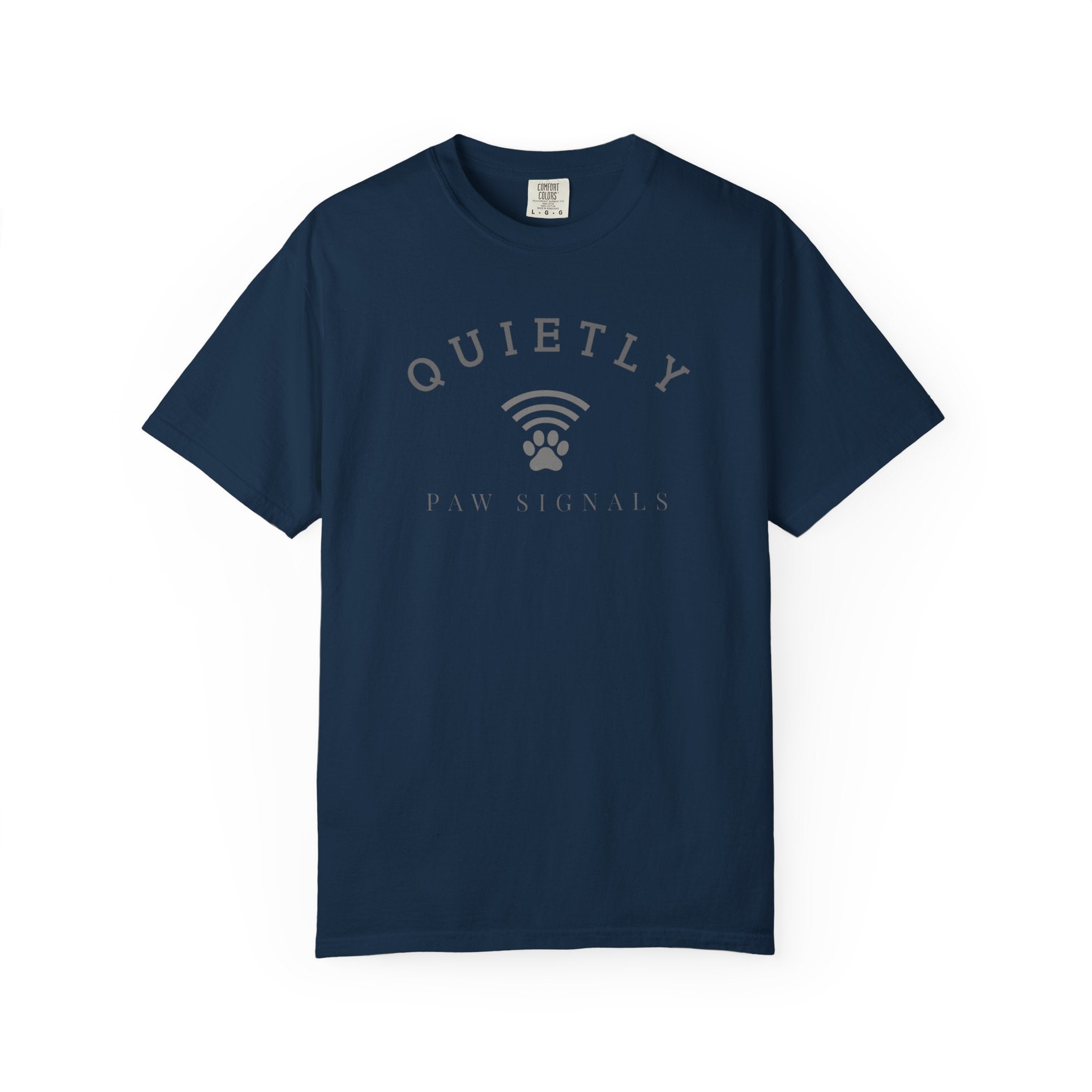 Quietly - No bark, No meow. Just Vibes.