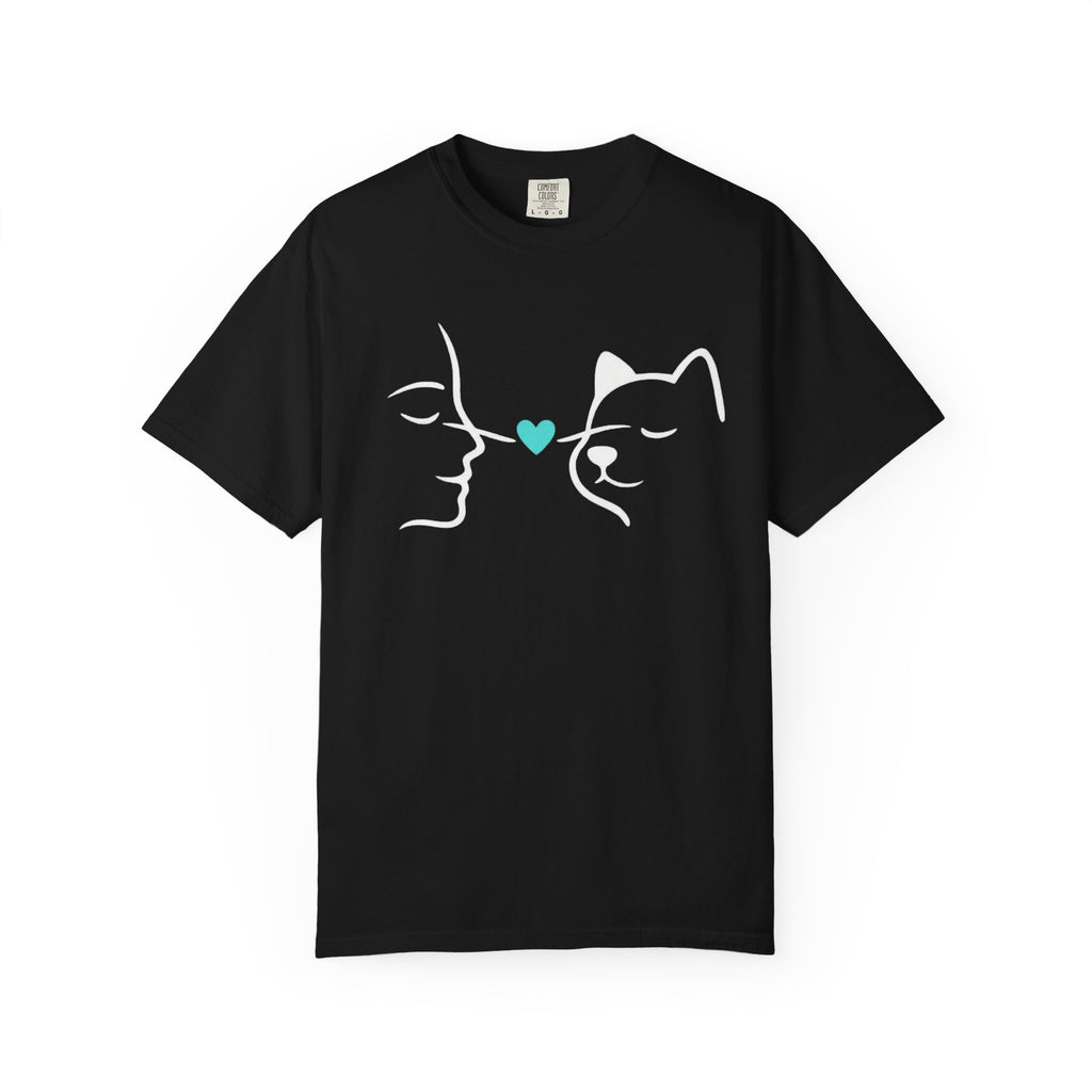 Cat Lover T-Shirt – Connected by One Line | Paw Signals