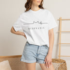 Resonance — Minimal Cat Ear Heartbeat Graphic Tee