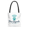 Paw Signals Tote Bag — Teal Paw Print Logo Tote (Est. 2026)