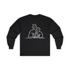 Cat Lover Long Sleeve Shirt – Two Cats | Paw Signals