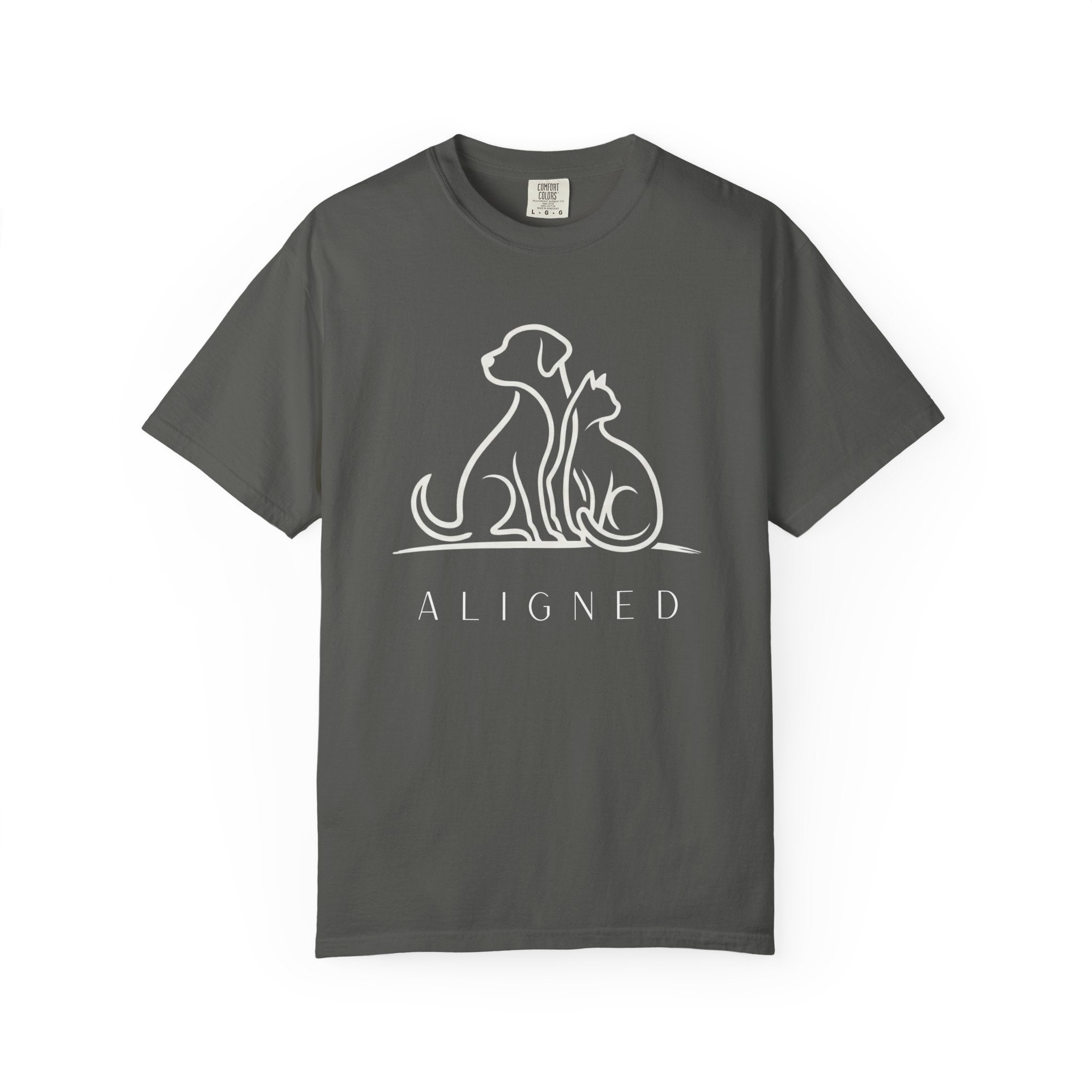 ALIGNED - Dog & Cat Line Art Tee