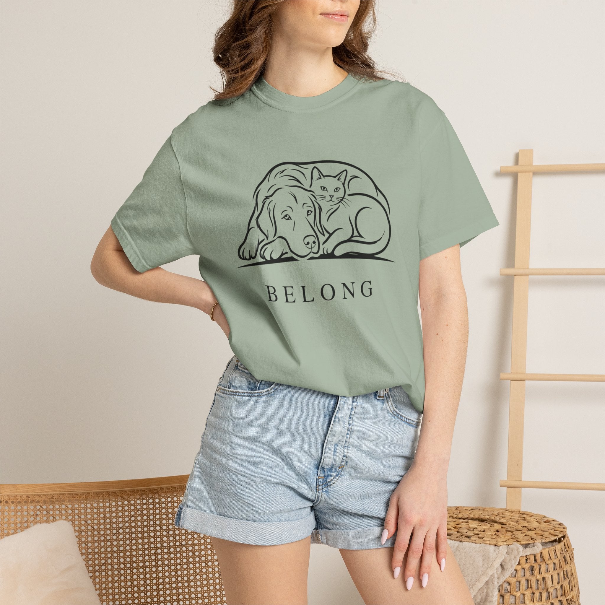 Belong Dog & Cat Tee — Pet Rescue Comfort T-Shirt