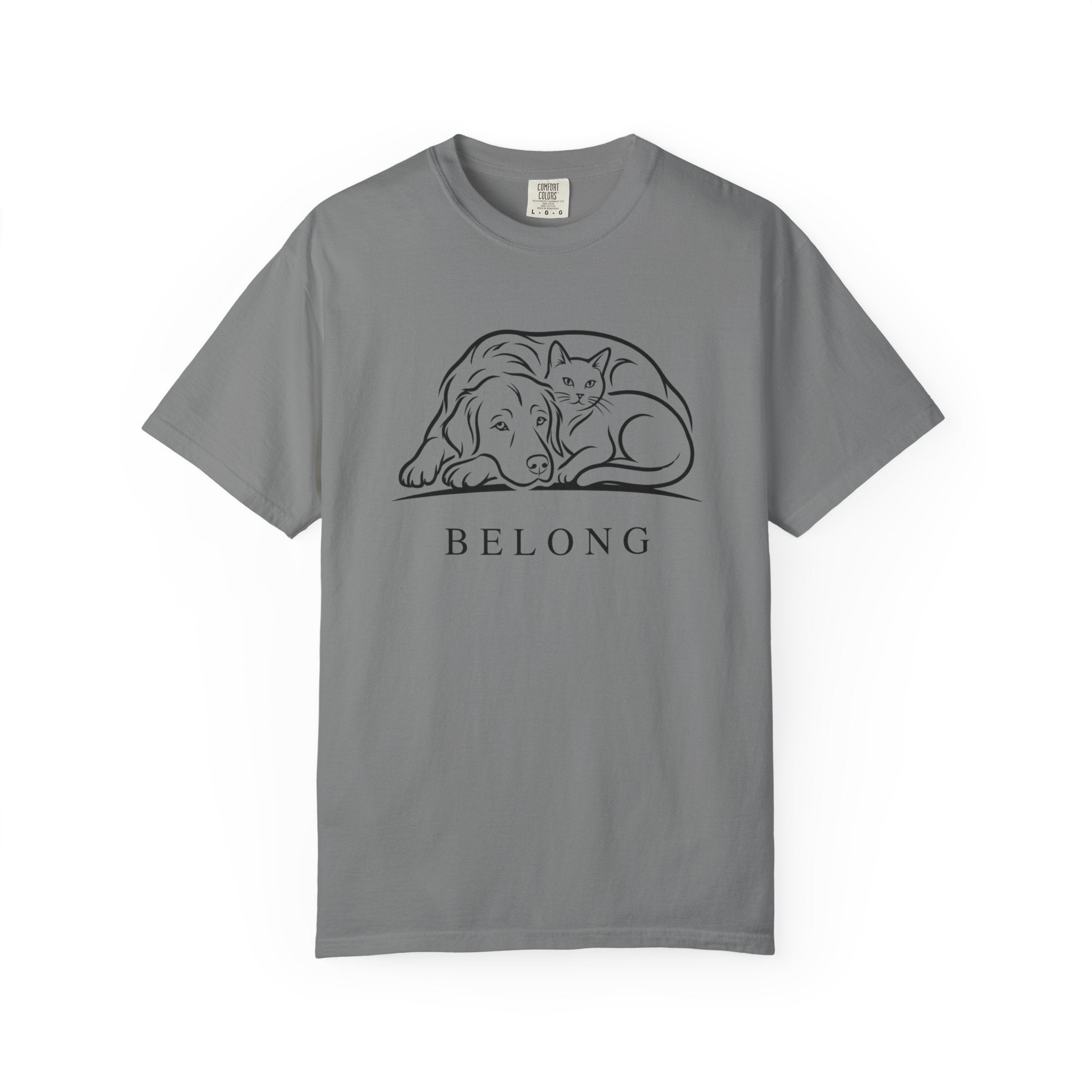 Belong Dog & Cat Tee — Pet Rescue Comfort T-Shirt