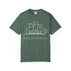 Beginnings — Three Cats Line Art Tee