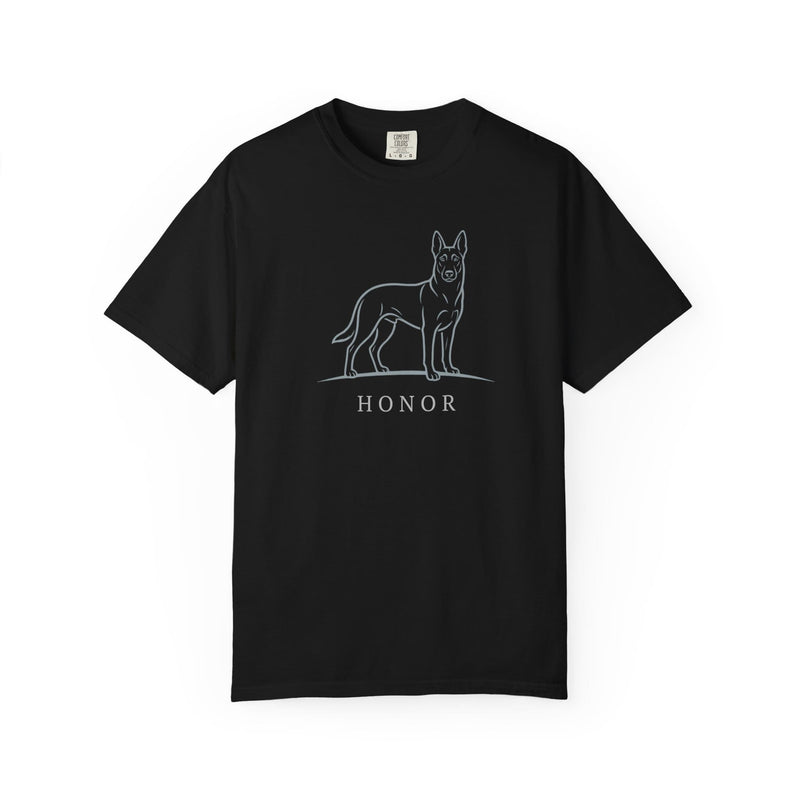 Service Dog T-Shirt – Honor & Loyalty | Paw Signals