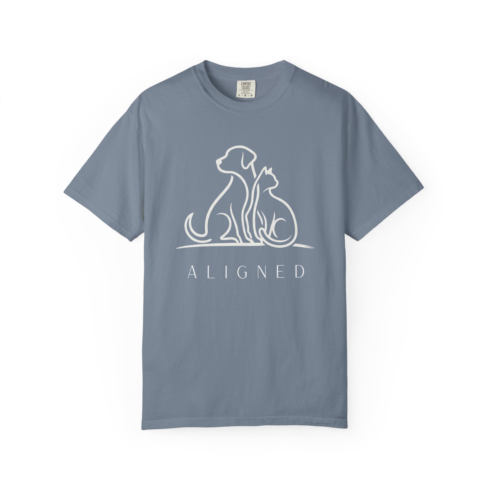 ALIGNED - Dog & Cat Line Art Tee
