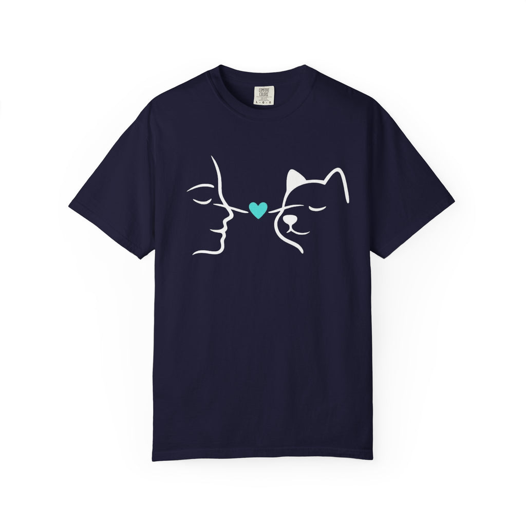 Cat Lover T-Shirt – Connected by One Line | Paw Signals