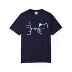 Cat Lover T-Shirt – Connected by One Line | Paw Signals