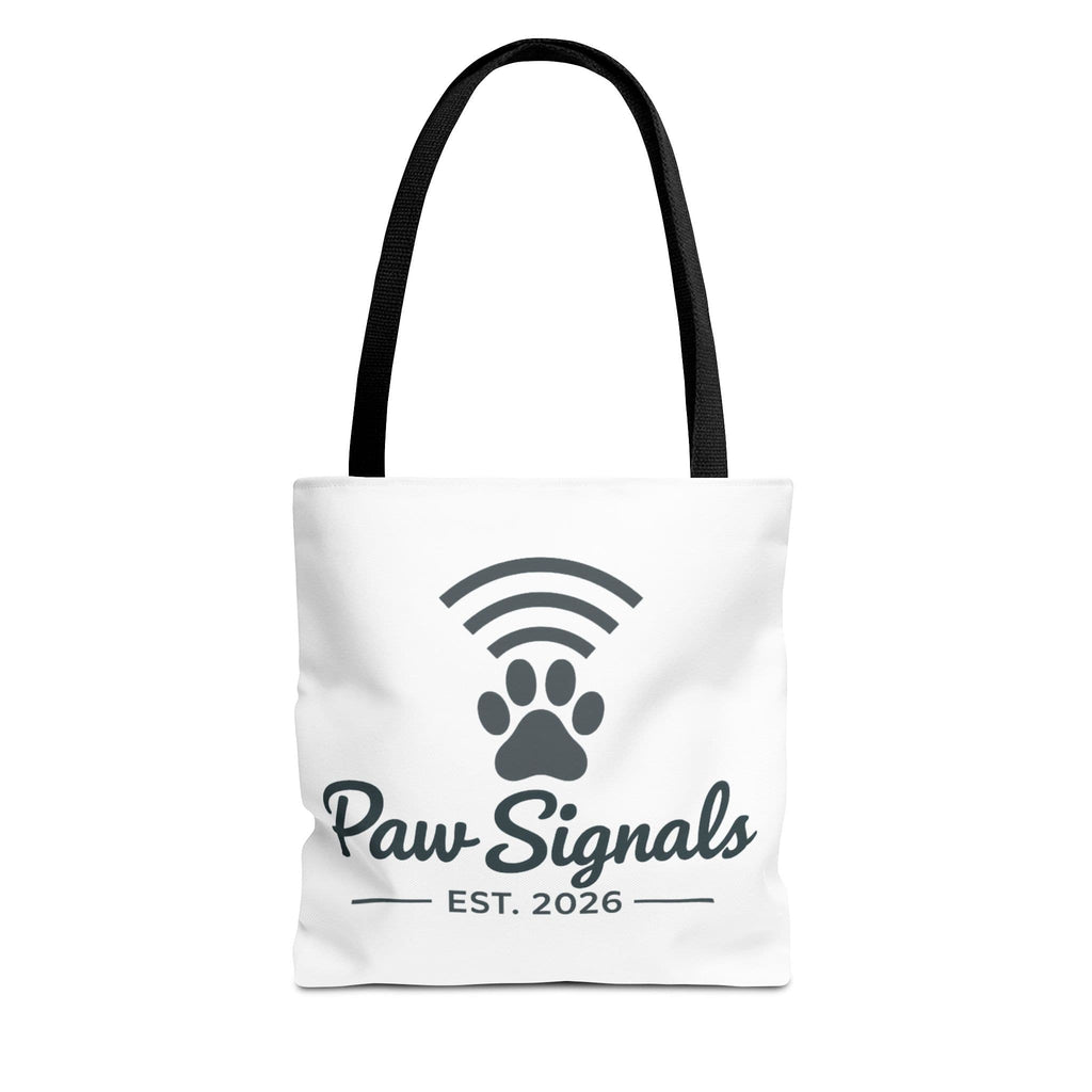 Pet Lover Tote Bag – Paw Signal Logo | Paw Signals