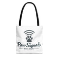 Pet Lover Tote Bag – Paw Signal Logo | Paw Signals