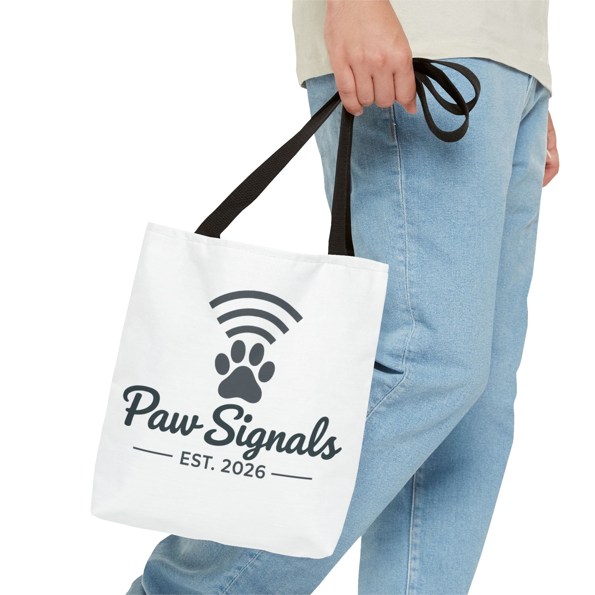 Pet Lover Tote Bag – Paw Signal Logo | Paw Signals