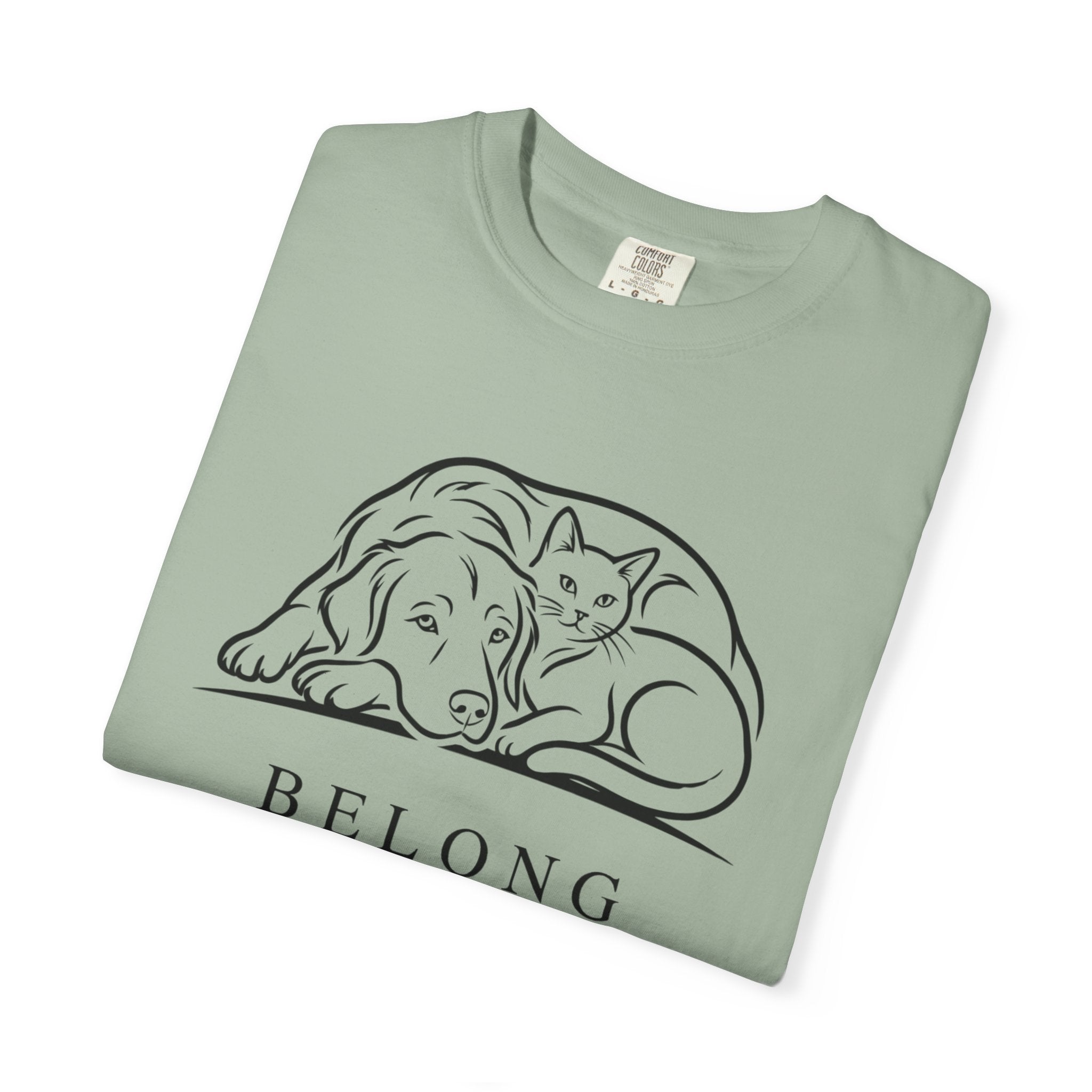Belong Dog & Cat Tee — Pet Rescue Comfort T-Shirt