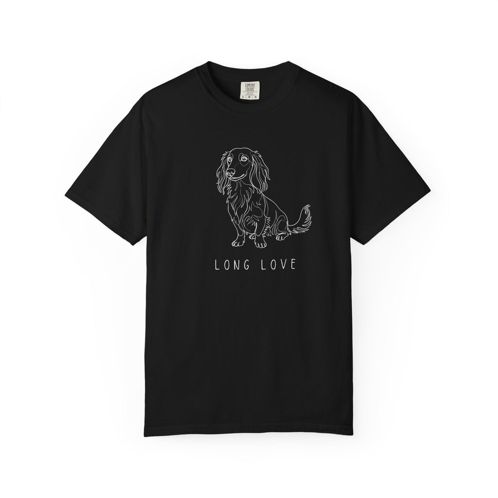 Long Love - Dachshund Line Art Tee