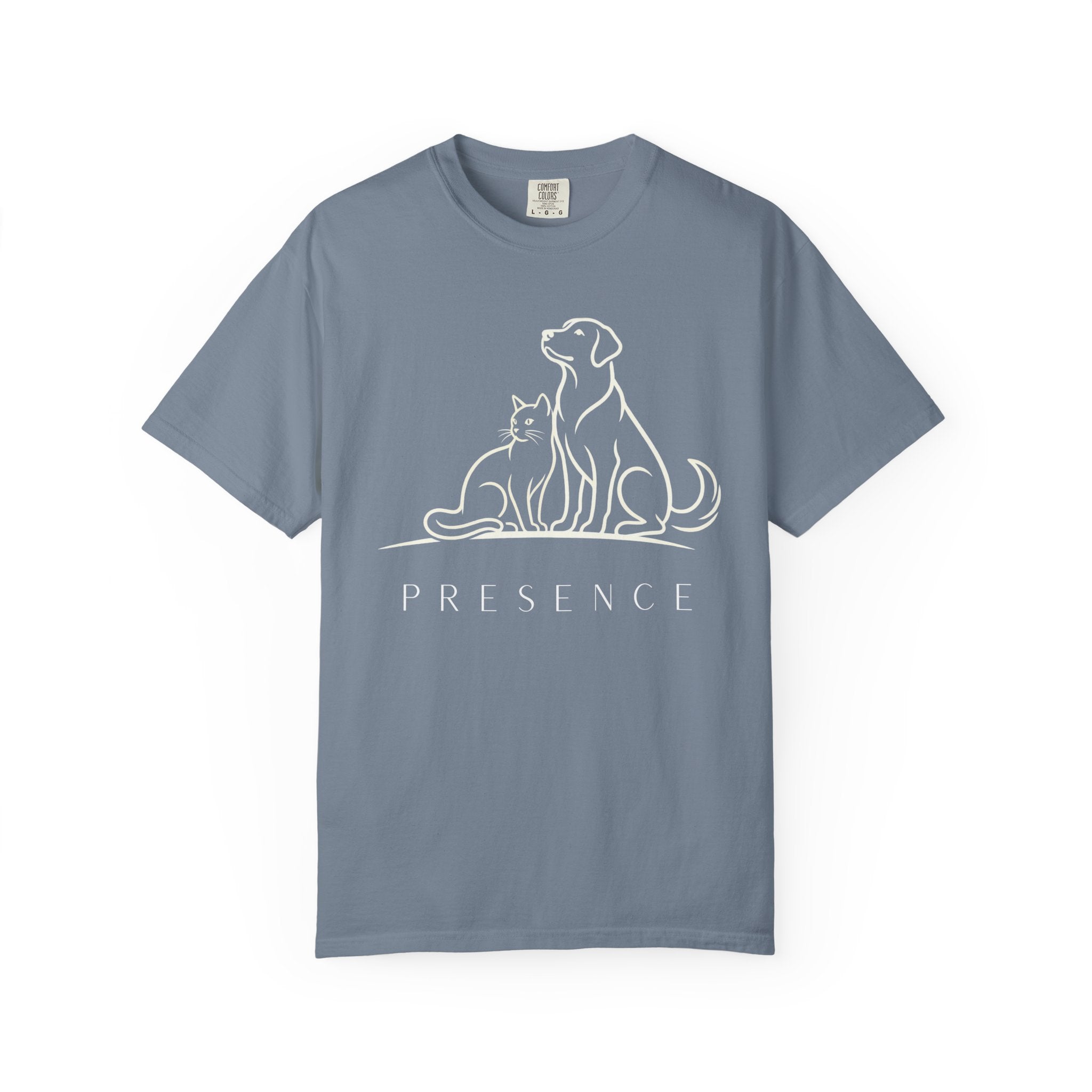 PRESENCE - Dog & Cat Line Art Tee
