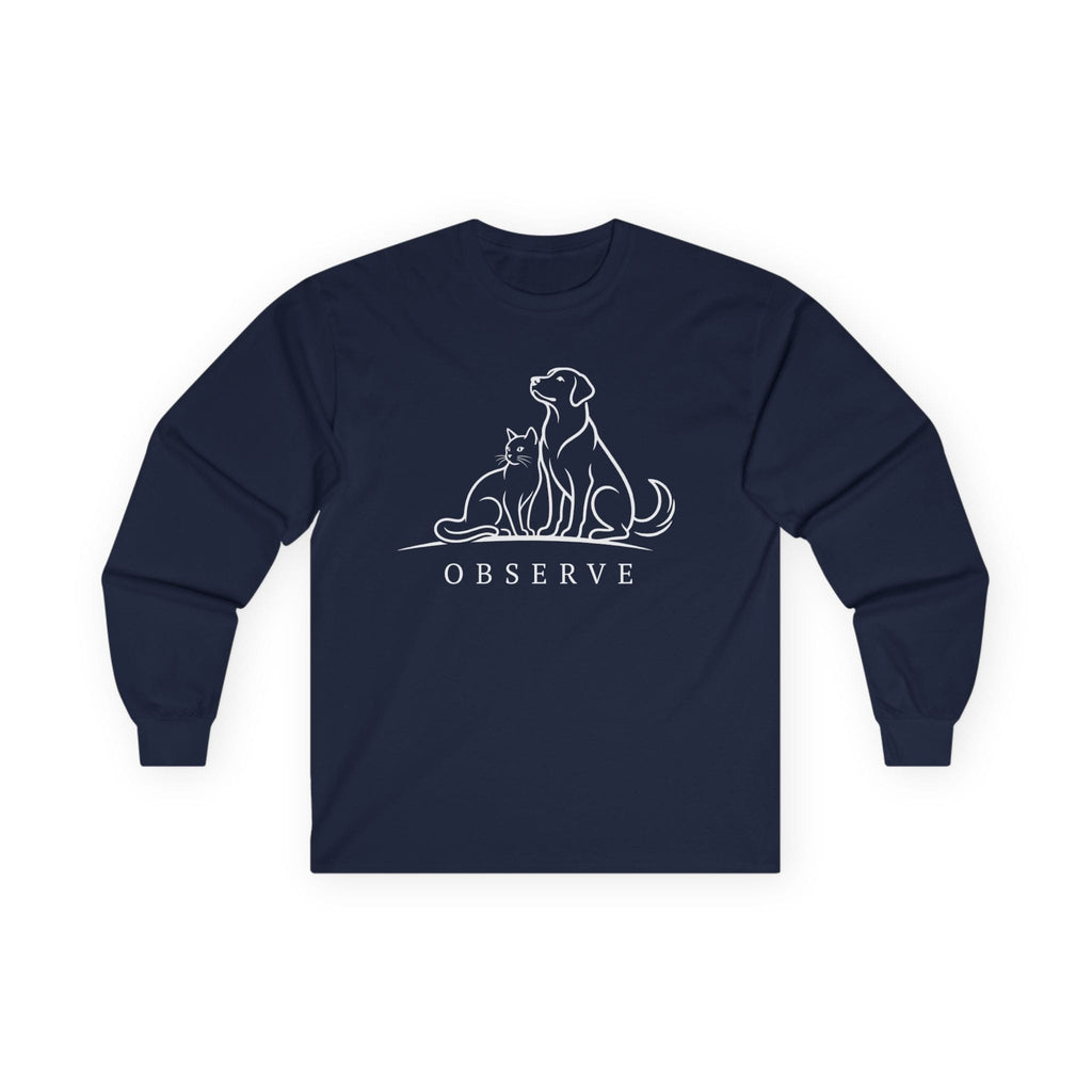Pet Lover Long Sleeve Shirt – Observe | Paw Signals