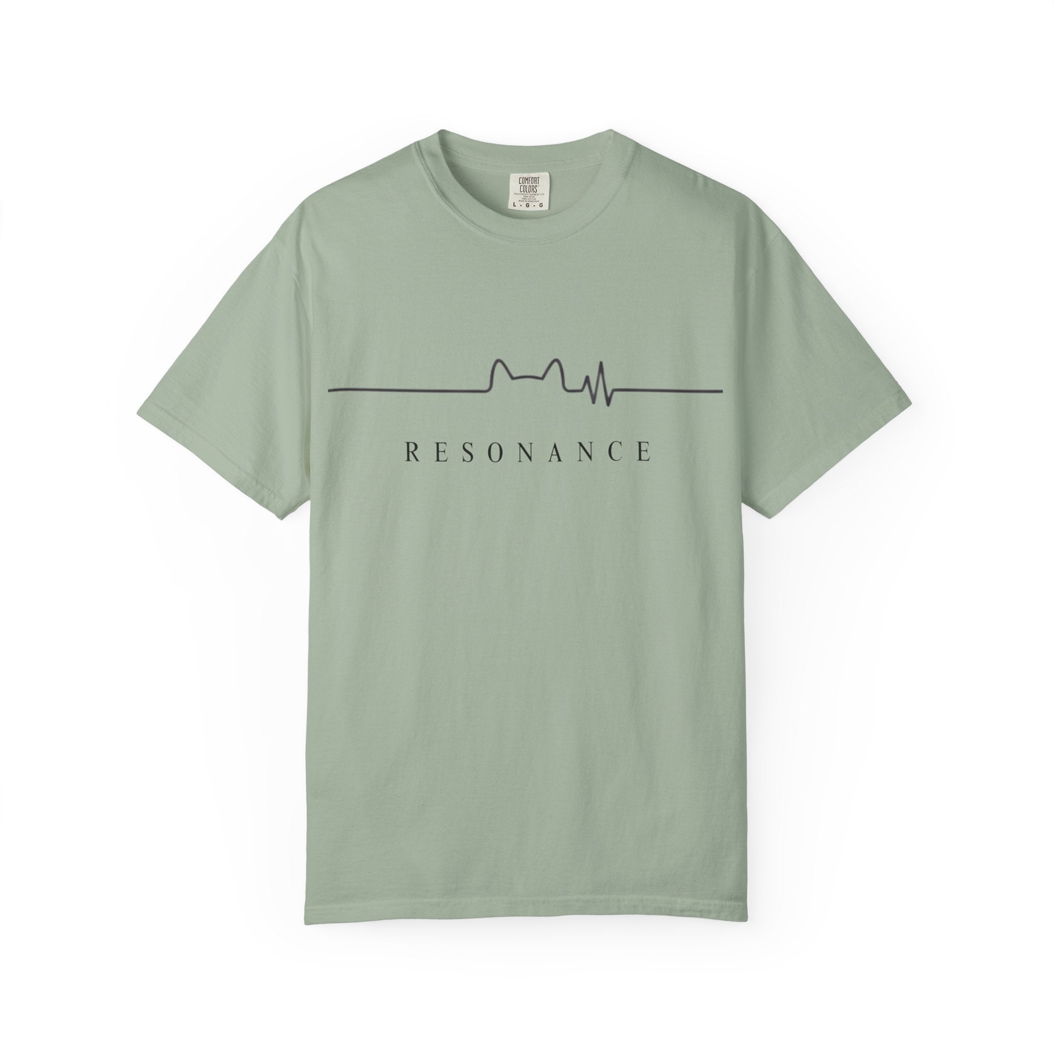 Resonance — Minimal Cat Ear Heartbeat Graphic Tee