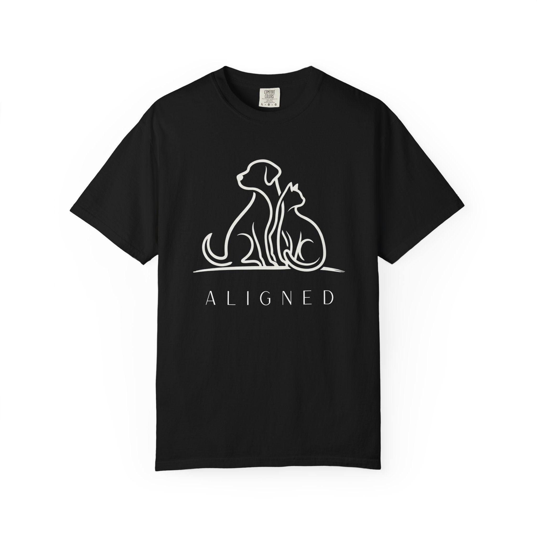 ALIGNED - Dog & Cat Line Art Tee