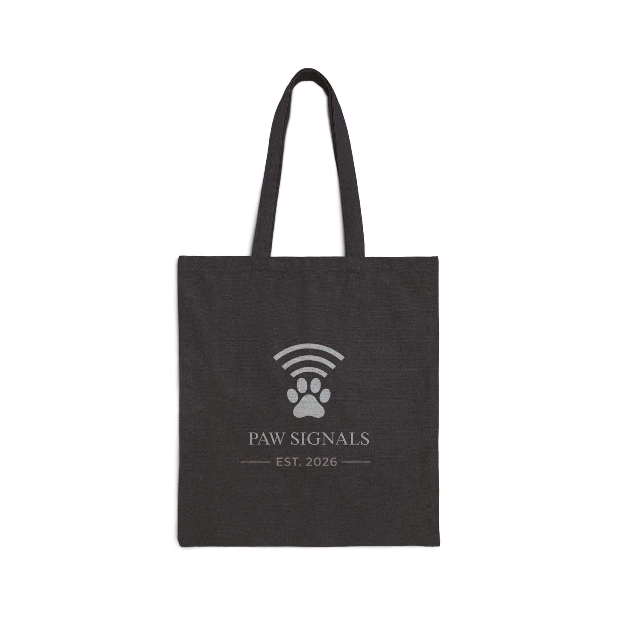 "Paw Signals" Canvas Tote