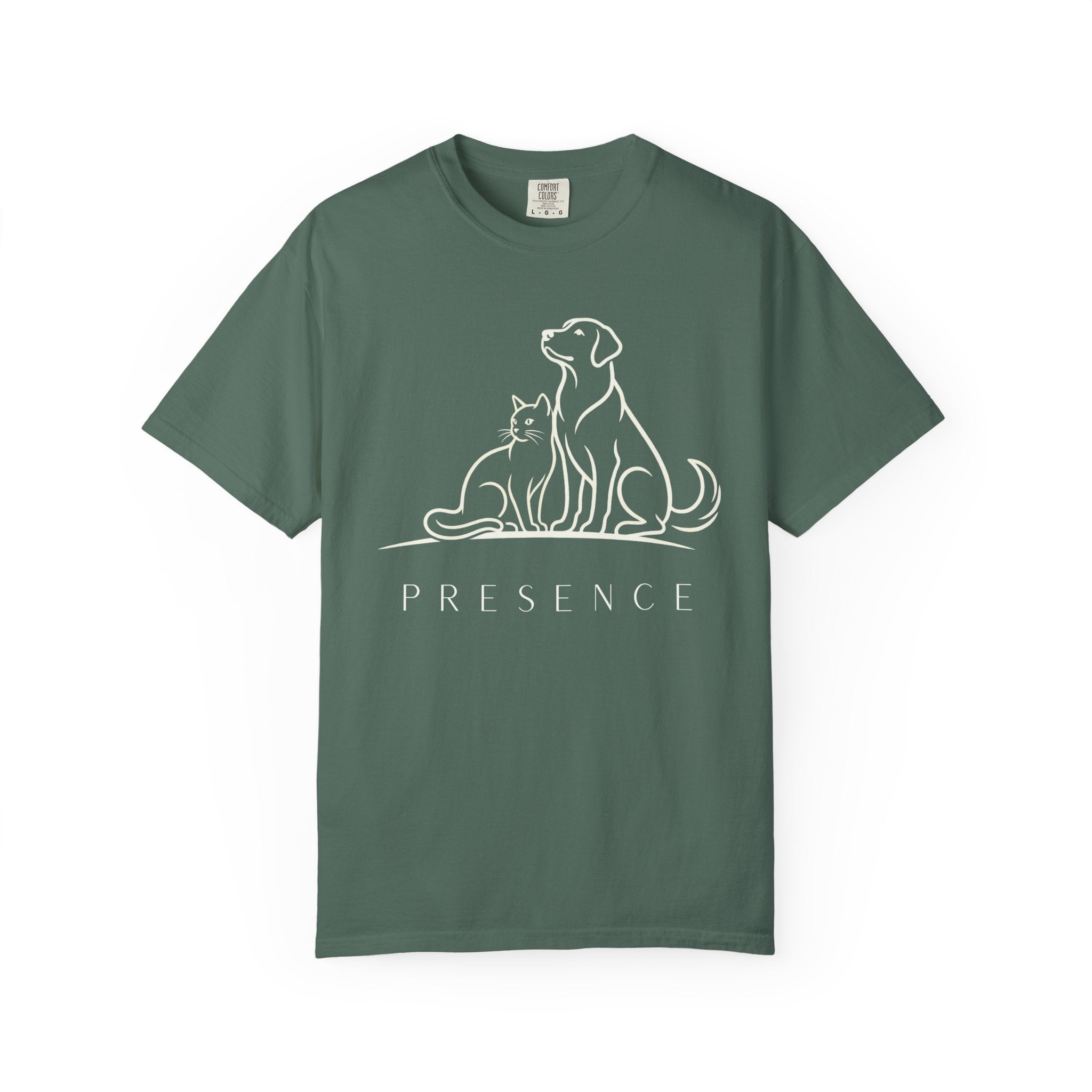 PRESENCE - Dog & Cat Line Art Tee