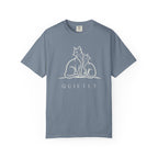 QUIETLY - Two Cats Line Art Tee