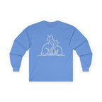 Cat Lover Long Sleeve Shirt – Two Cats | Paw Signals