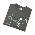Cat Lover T-Shirt – Connected by One Line | Paw Signals