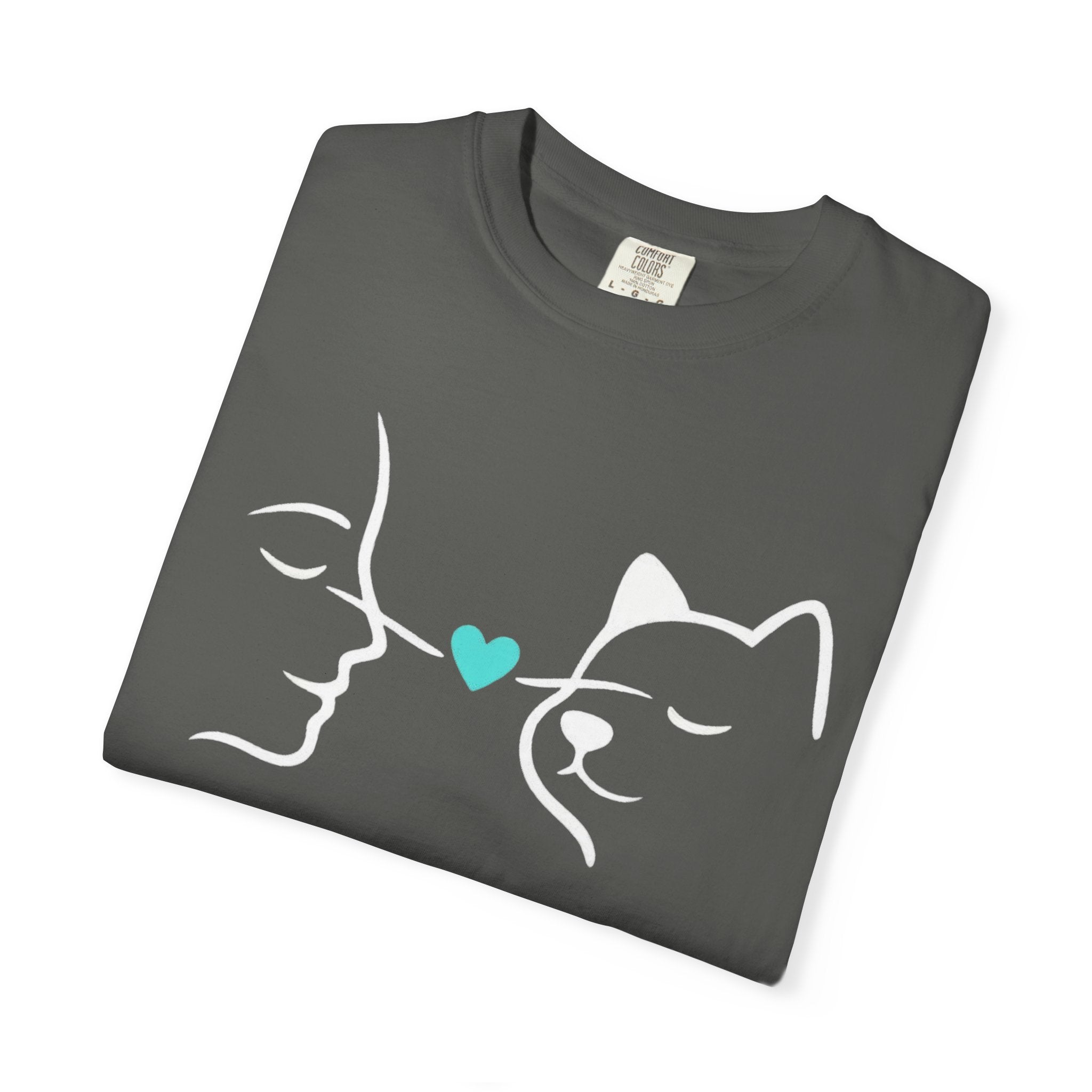 Cat Lover T-Shirt – Connected by One Line | Paw Signals