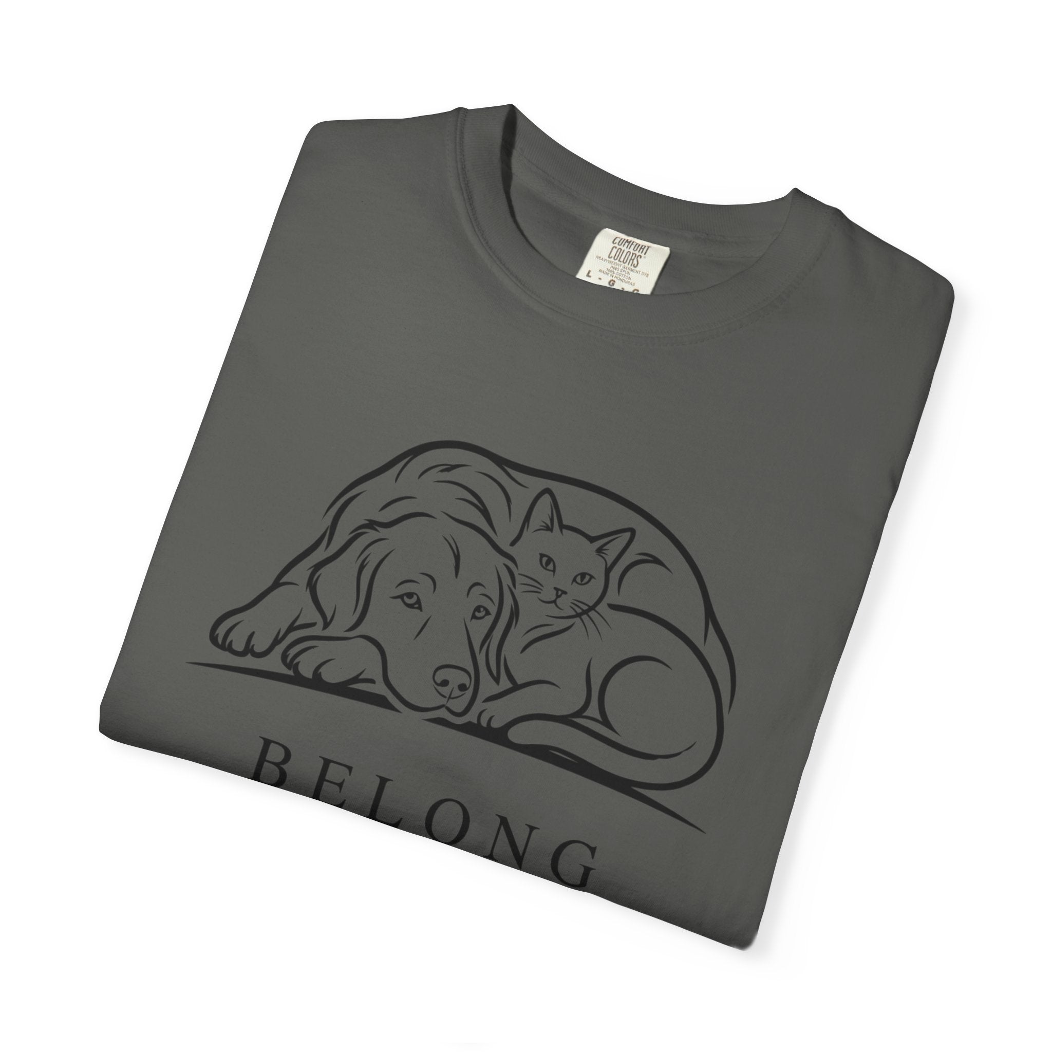 Belong Dog & Cat Tee — Pet Rescue Comfort T-Shirt