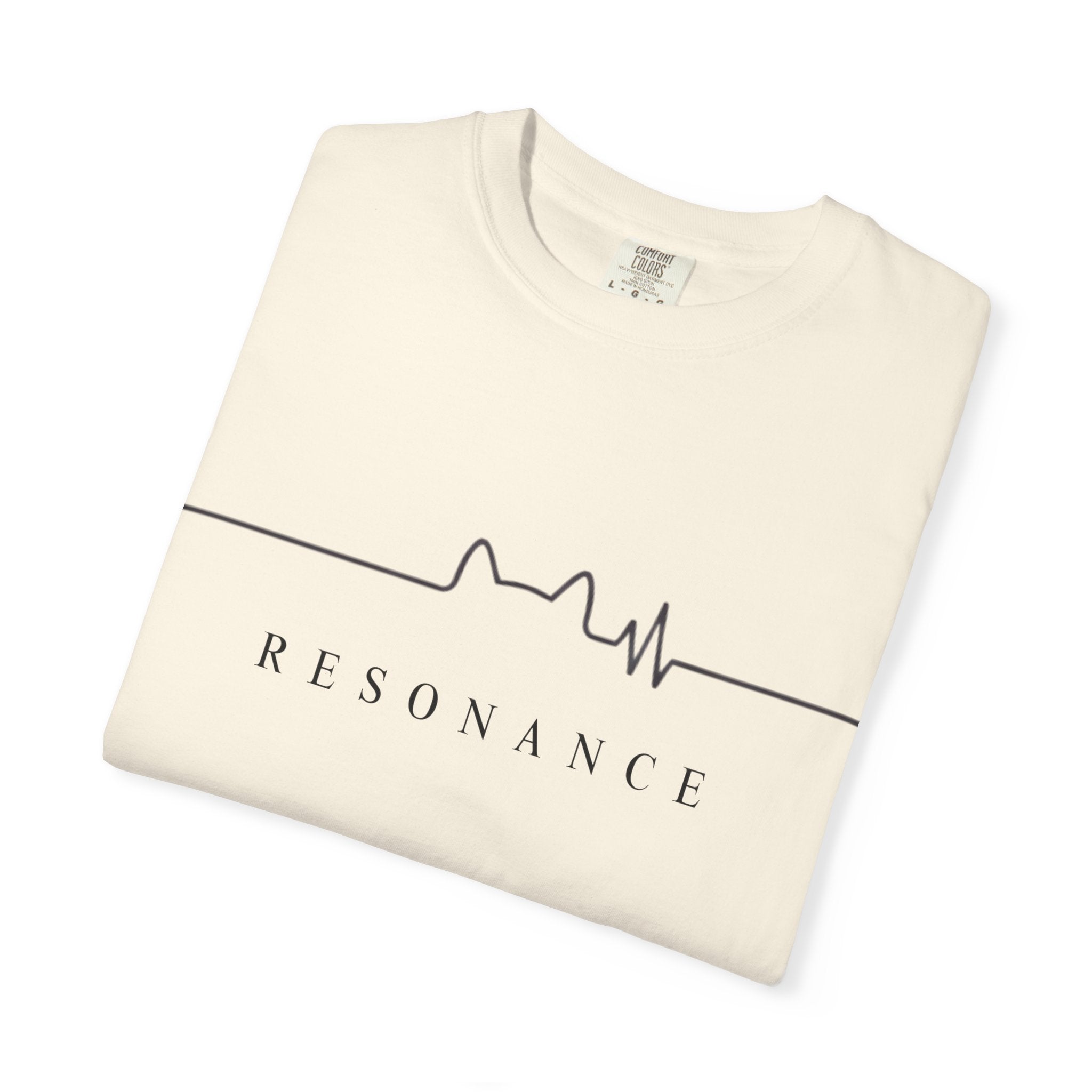 Resonance — Minimal Cat Ear Heartbeat Graphic Tee