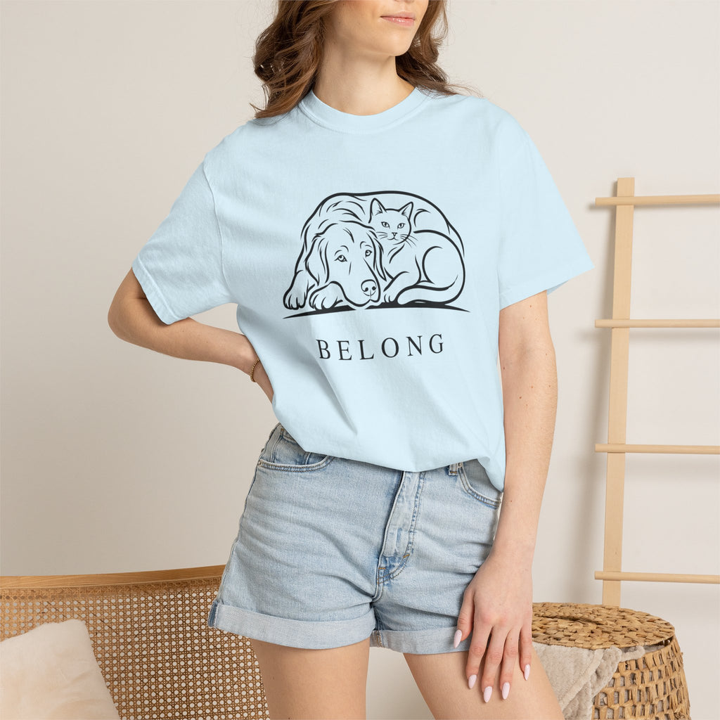 Belong Dog & Cat Tee — Pet Rescue Comfort T-Shirt