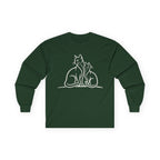Cat Lover Long Sleeve Shirt – Two Cats | Paw Signals