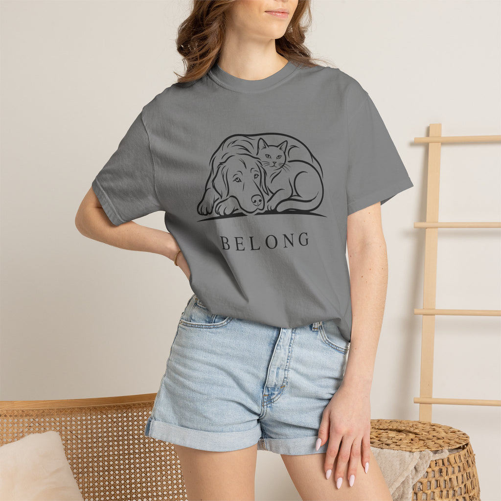 Belong Dog & Cat Tee — Pet Rescue Comfort T-Shirt