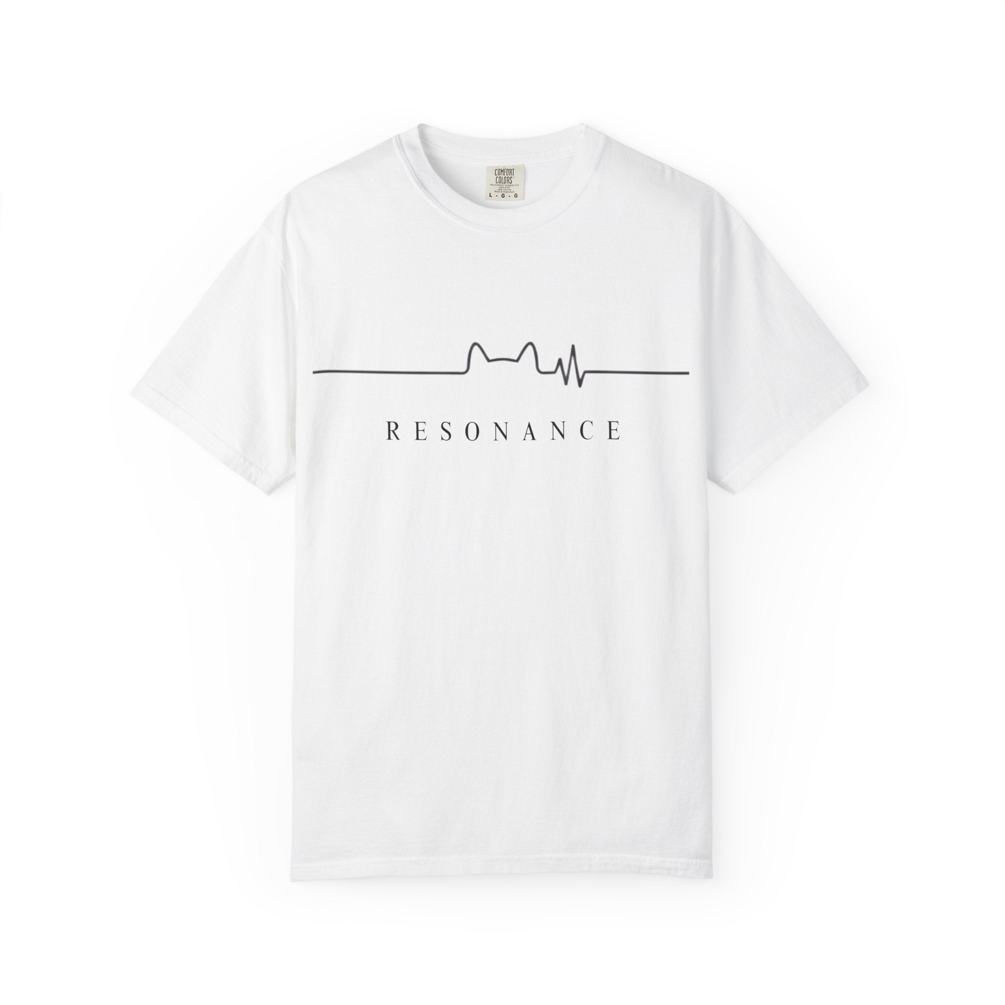 Resonance — Minimal Cat Ear Heartbeat Graphic Tee