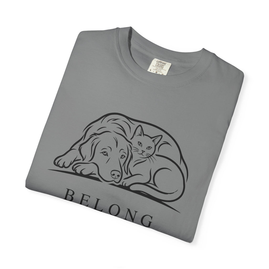 Belong Dog & Cat Tee — Pet Rescue Comfort T-Shirt