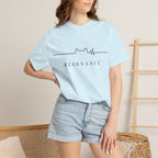 Resonance — Minimal Cat Ear Heartbeat Graphic Tee